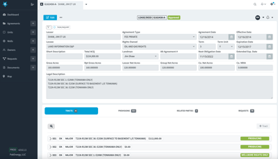 Production accounting software dashboard integrating detailed production data with financial insights for E&P companies.