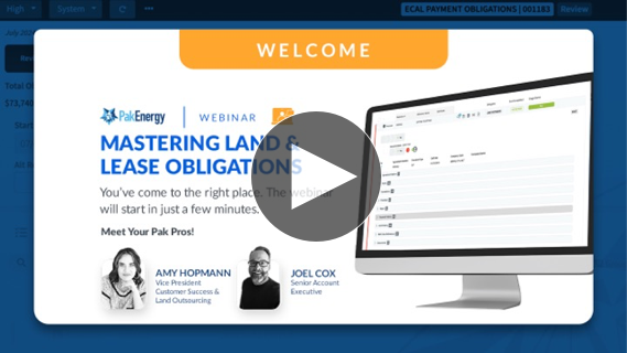 Webinar: Mastering Land & Lease Obligations - Watch Now