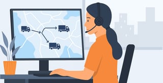 Dispatching and scheduling dashboard with real-time driver and delivery updates.