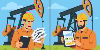 Oil production data visualization