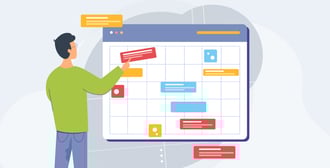Calendar view for load management