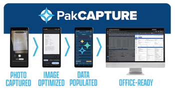 Drivers simply snap a photo of receipts or paperwork using the PakEnergy mobile app, and PakAI instantly turns it into usable data
