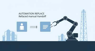 energy industry efficiency, robotic process automation, digital transformation