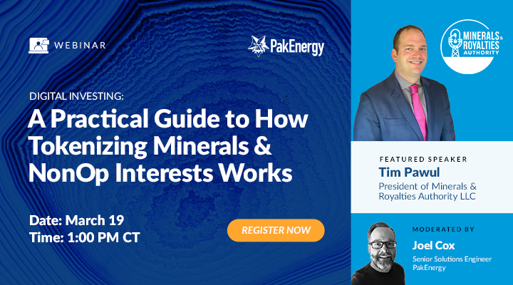 Webinar - A Practical Guide to How Tokenizing Minerals & NonOp Interests Works | Mar 19