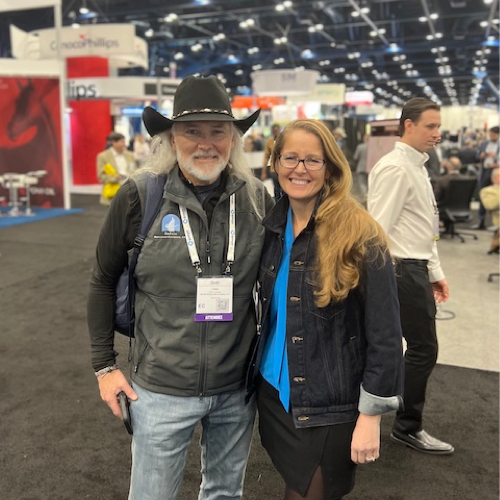 NAPE2023 Meredith with Larry Coshow