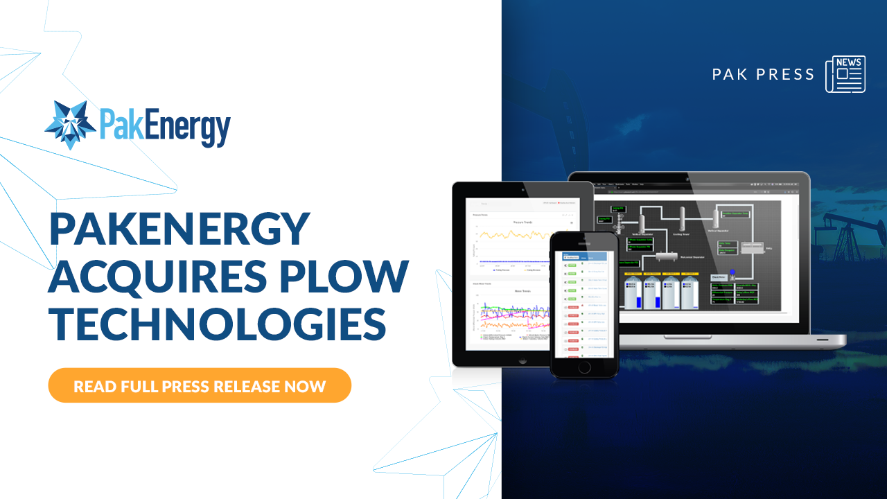 PakEnergy Acquires Plow Technologies, Expanding Suite of Optimization Solutions for the Oil & Gas and Renewable Energy Industries