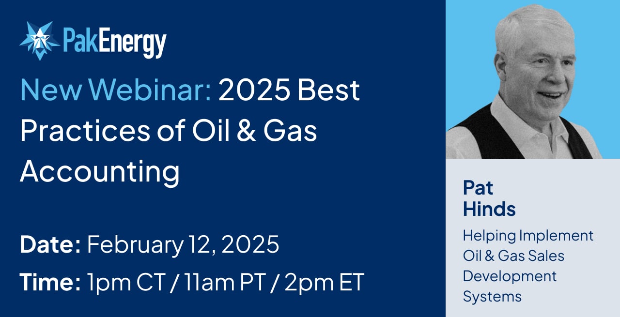 Webinar: Top 2025 Insights for the Oil & Gas Industry: Fewer Rigs, More Barrels - Thriving in a Smarter Oil & Gas Market