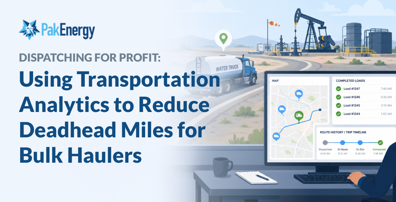 Dispatching for Profit: Using Transportation Analytics to Reduce Deadhead Miles for Bulk Haulers