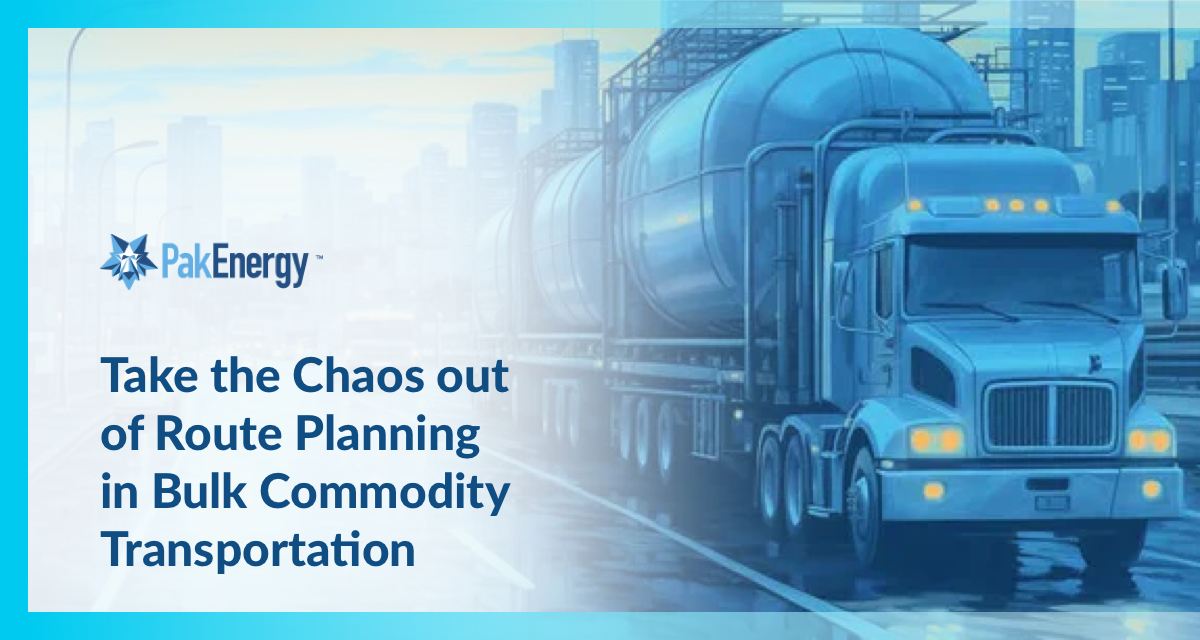 Take the Chaos out of Route Planning in Bulk Commodity Transportation