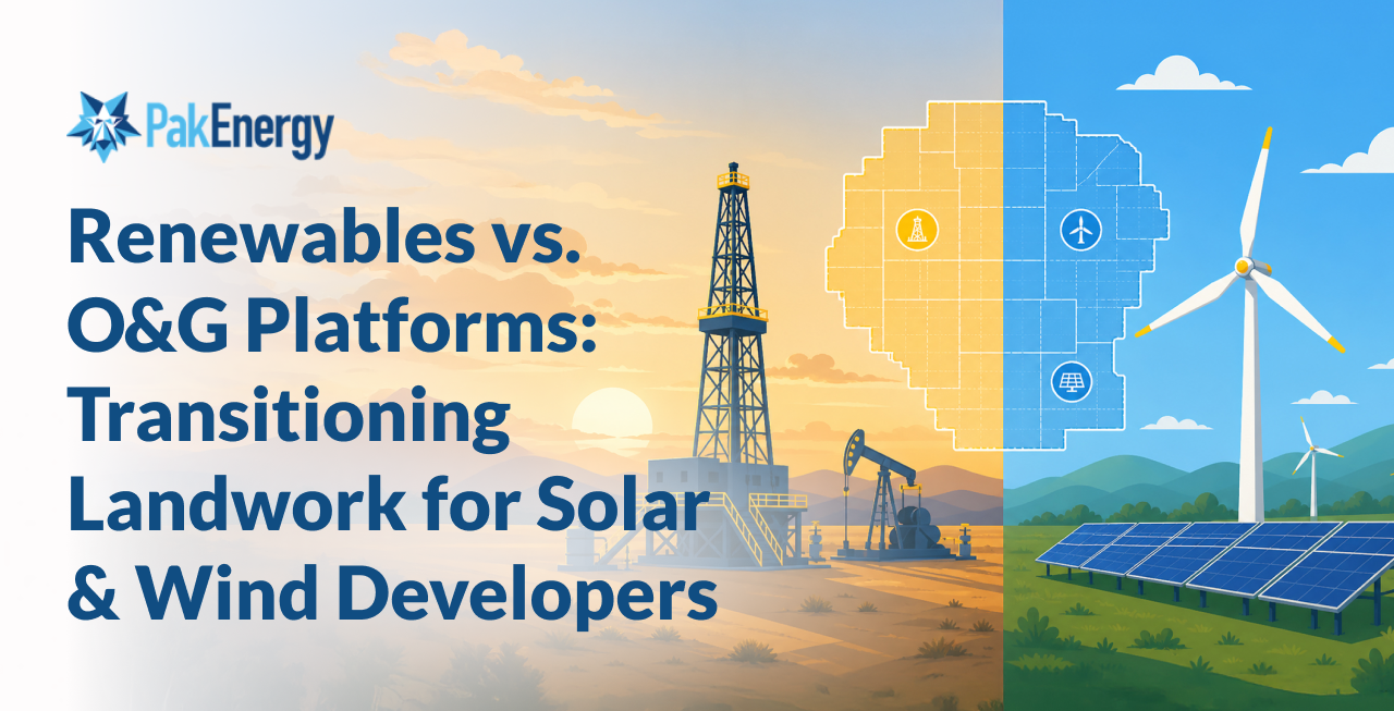 Renewables vs. O&G Platforms: Transitioning Landwork for Solar & Wind Developers