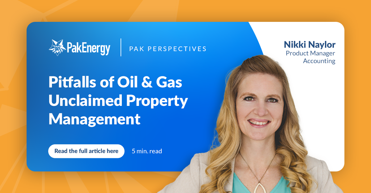 Pitfalls of Oil & Gas Unclaimed Property Management