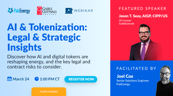 Webinar - Al & Tokenization: Legal & Strategic Insights Leaders Must Know Now
