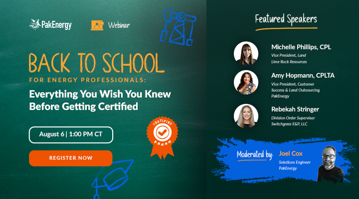 Webinar - Back to School for Energy Professionals