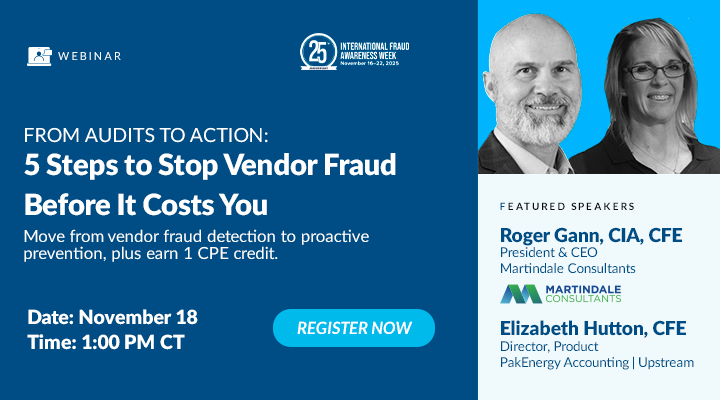 Webinar - 5 Steps to Stop Vendor Fraud Before It Costs You