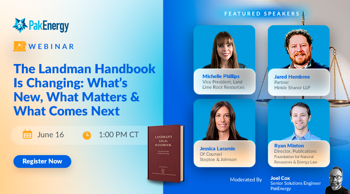 Webinar - The Landman Handbook Is Changing: What's New, What Matters & What Comes Next