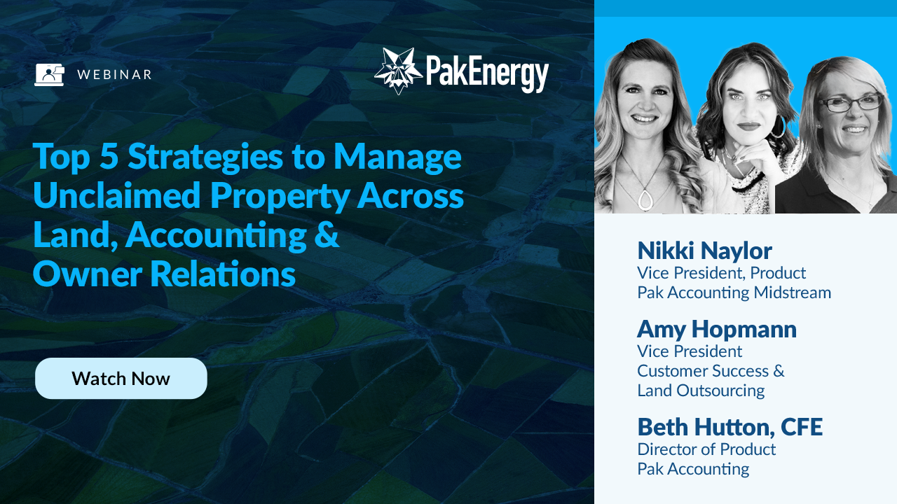 Webinar - Top 5 Strategies to Manage Unclaimed Property Across Land, Accounting & Owner Relations