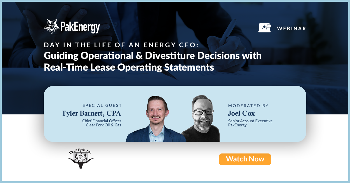 Webinar: Day in the Life of an Energy CFO