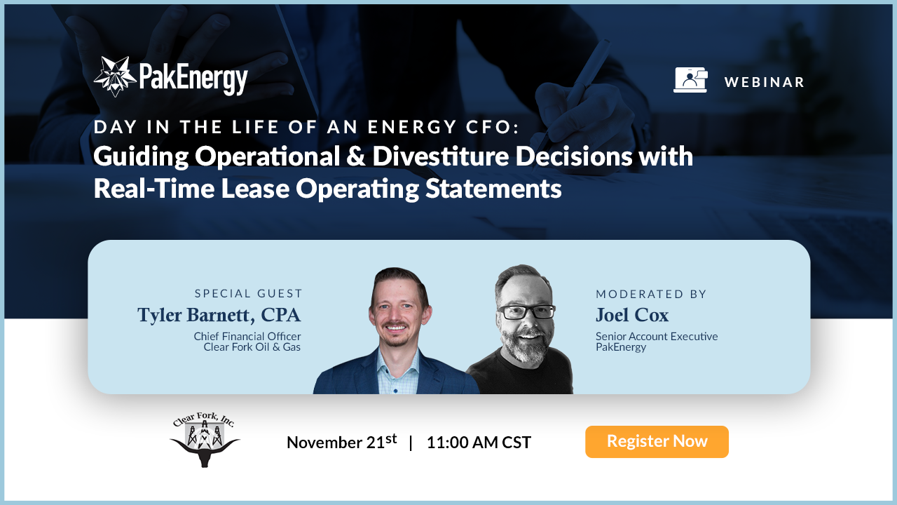 Webinar: Day in the Life of an Energy CFO