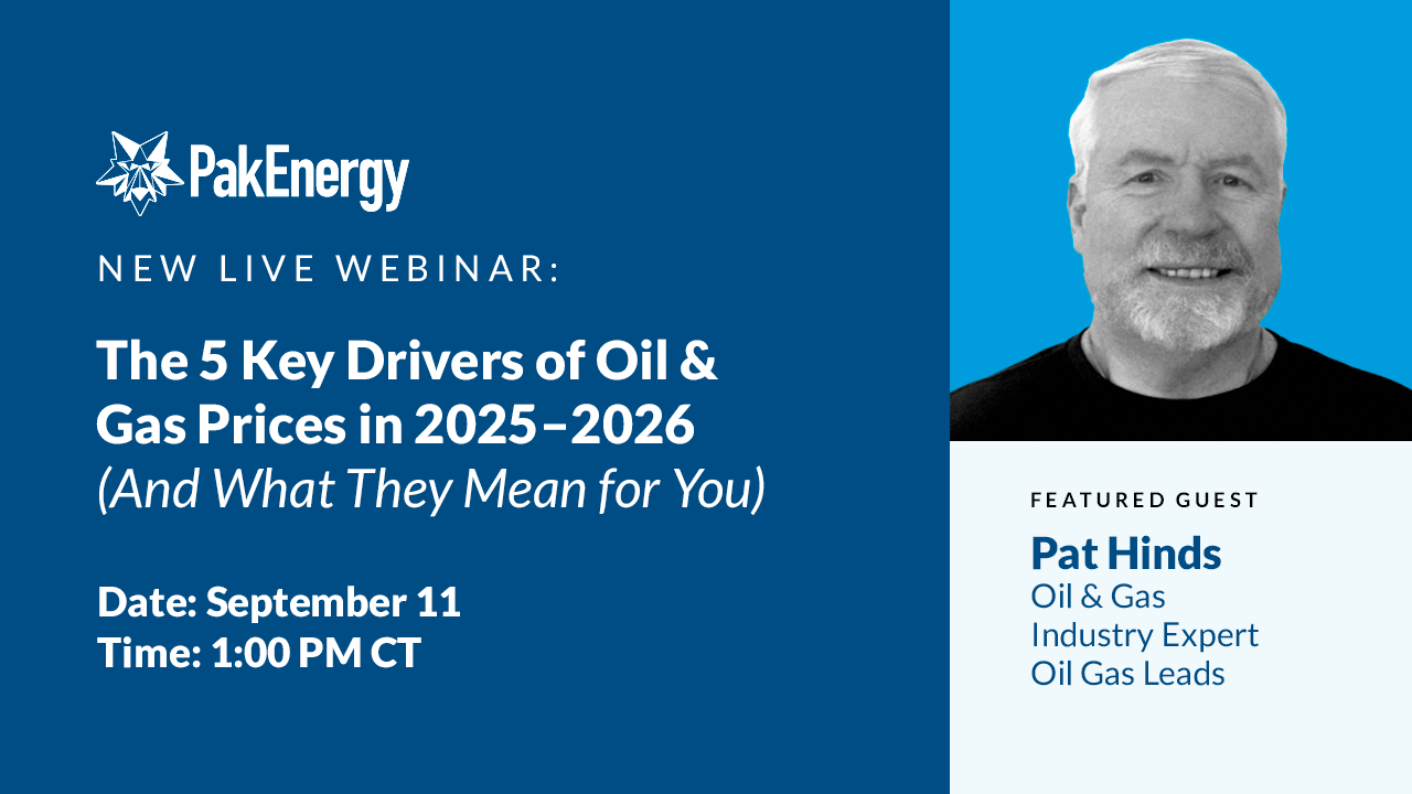 Webinar - The 5 Key Drivers of Oil & Gas Prices in 2025-2026