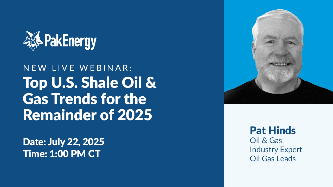 Webinar - Top U.S. Shale Oil & Gas Trends for the Remainder of 2025