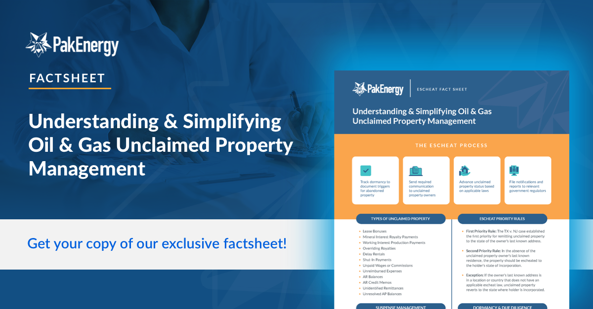 Understanding & Simplifying Oil & Gas Unclaimed Property Management